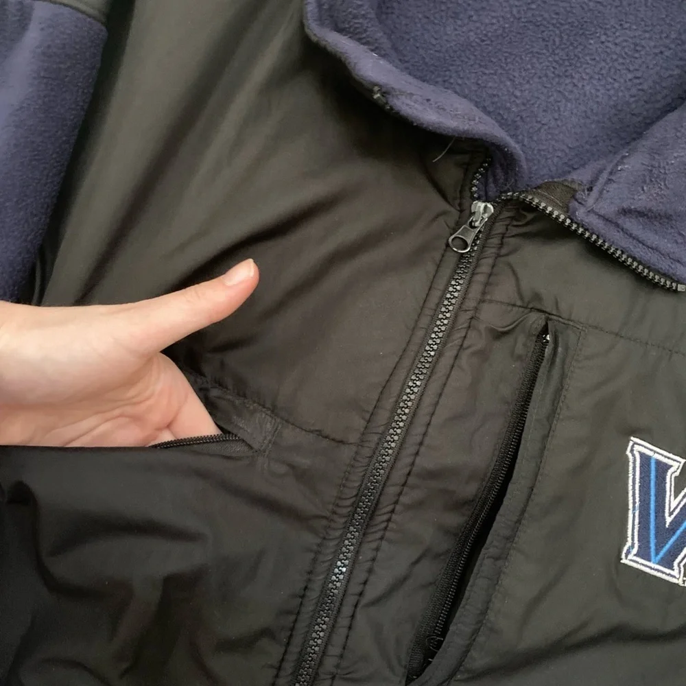 Vintage Villanova University fleece vintage‎ Proplayer zip-up jacket